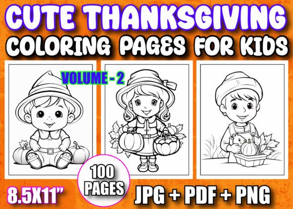 100 Thanksgiving Coloring Pages for Kids: A Practical Resource for Publishers and Educators