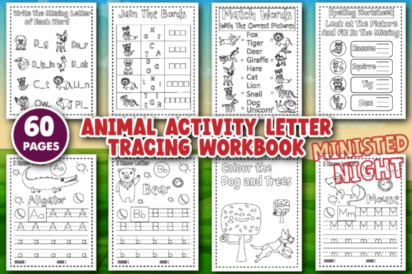 Animal Activity Letter Tracing Workbook: A Practical Evaluation for Parents and Educators