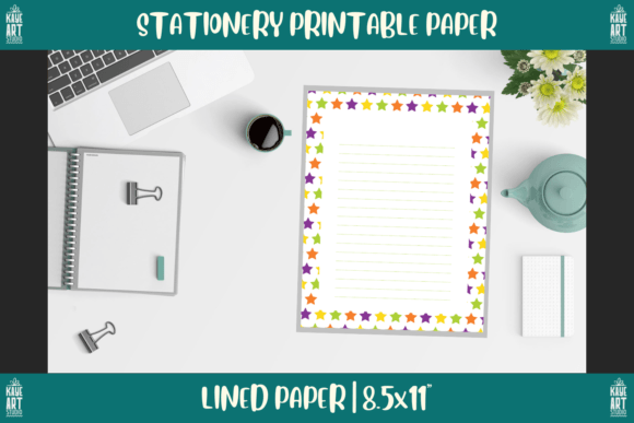 Bordered Stationery Printable Paper 090