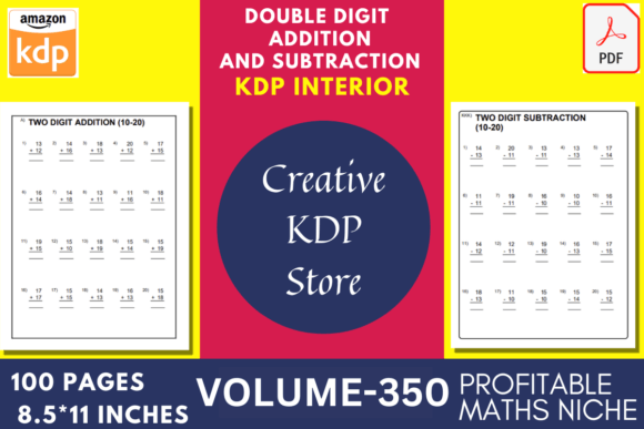 Evaluating the Addition and Subtraction Volume-350 for Math Practice Materials