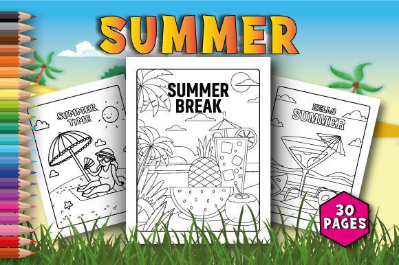 Fun in the Sun: Why Summer Coloring Pages for Kids Are the Perfect Warm-Weather Activity