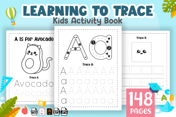 Learning to Trace Kids Activity Book: A Strategic Resource for Early Childhood Development and Content Creation