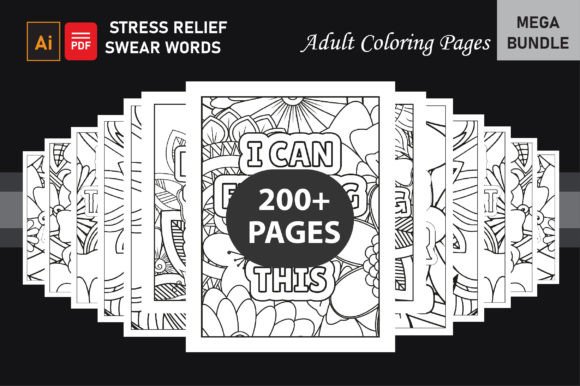 Stress Relief Coloring Pages for Adults