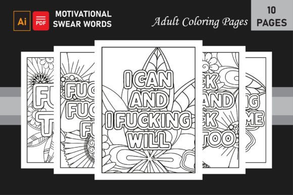 Swear Words Adult Coloring Pages: A Practical Resource for KDP Publishers and Creators