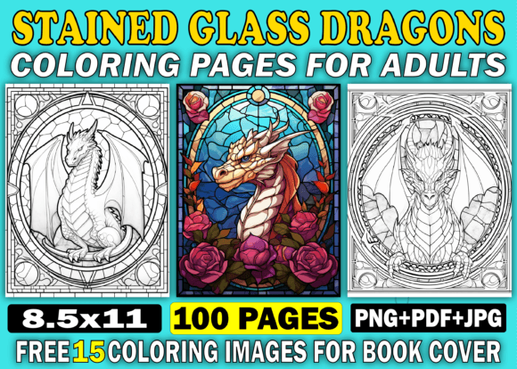 The Art of the Stained Glass Dragon Adult Coloring Book: A Strategic Opportunity for KDP Creators