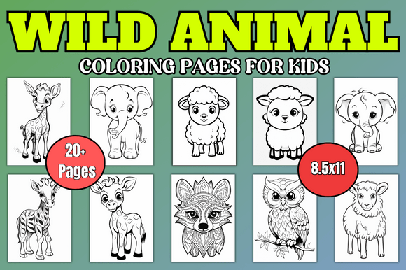 Wild Animal Coloring Pages for Kids: A Creative and Profitable Opportunity for Entrepreneurs